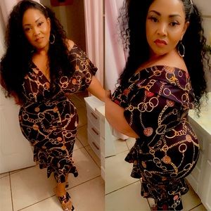 Black Mermaid Dress